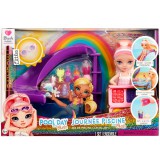 Flair Toys Rainbow High: Medencés parti játékszett Blush Parker babával