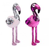 Flair Toys Shimmeez:Simiflitter Flamingó 35 cm-es plüss figura kétféle változatban 1db (FT453117) - Plüss játékok