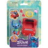 Flair Toys Stitch játékfigura autóval