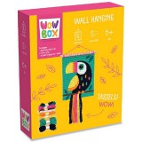 Flair Toys WowBox: Makramé falidísz kreatív készlet tukán mintával
