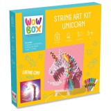 Flair Toys WowBox: Unikornis LED fény fonalkép készítő kreatív szett