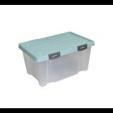 Flair Uni-box 600 Műanyag Tárolódoboz 45L - Zöldeskék (80103)
