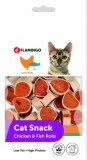 Flamingo Cat Snack - csirkés és halas tekercsek 50 g