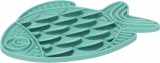 Flamingo szilikonos lick pad kutyáknak és macskáknak - türkizkék hal 1 db