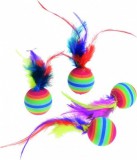 Flamingo szivárványos hablabda 4 db