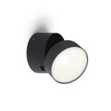 FLAVIO R felületre szerelhető fekete 230V LED 6W 110° IP54 3000K