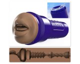 Fleshlight Boost Blow - élethű száj maszturbátor (barna)