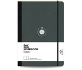 Flexbook Flex Global sima lapú jegyzetfüzet  fekete, 17 × 24 cm, gumipánttal