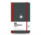 Flexbook Flex Global sima lapú jegyzetfüzet  piros, 13 × 21 cm, gumipánttal