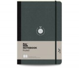 Flexbook Flex Global vonalas jegyzetfüzet  fekete, 17 × 24 cm, belső zsebbel és gumipánttal
