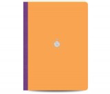 Flexbook Smartbook vonalas jegyzetfüzet  narancssárga, 21 × 29 cm, vászongerincű kivitelben