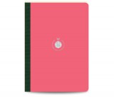 Flexbook Smartbook vonalas jegyzetfüzet  rózsaszín, 17 × 24 cm, vászongerincű kivitelben