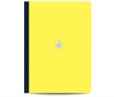 Flexbook Smartbook vonalas jegyzetfüzet  sárga, 21 × 29 cm, vászongerincű kivitelben