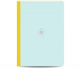 Flexbook Smartbook vonalas jegyzetfüzet  világoskék-zöld, 21 × 29 cm, vászongerincű kivitelben