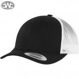 Flexfit - Retro Trucker 2-Tone Black White Sapka