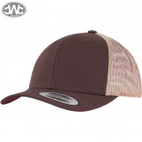 Flexfit - Retro Trucker 2-Tone Brown Khaki Sapka