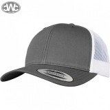 Flexfit - Retro Trucker 2-Tone Darkgrey White Sapka