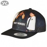 Flexfit - Tupac Trust Nobody Retro Fekete Trucker Sapka