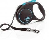 Flexi Design automata szalagpóráz | L | 50 kilós kutyáig | 5 m | kék