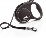 Flexi Design automata szalagpóráz (M | 25 kilós kutyáig | 5 m | Ezüst)