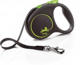 Flexi Design automata szalagpóráz | M | 25 kilós kutyáig | 5 m | zöld