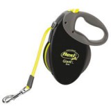 Flexi Giant Neon L póráz 50kg-ig  - 8m szalag, fekete