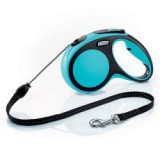 Flexi NEW COMFORT póráz M 20kg-ig, 5m kötél - kék