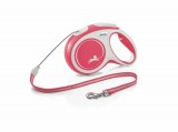 Flexi New Comfort zsinóros automata póráz M 8m piros