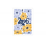 Flexi Retro Bloom - B6 heti naptár - 2026