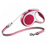 Flexi Vario M póráz 20kg-ig, 5m zsinór - piros