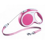 Flexi Vario M póráz 20kg-ig, 8m kötél - rózsaszín