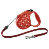 FLEXI_SALE2 Flexi Standard Flamingo M 20kg-ig, 5m zsinór – piros