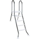 Flexinox Létra rozsdamentes kétágú 4+1 fokos