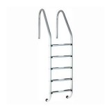 Flexinox Medence létra rozsdamentes 5 fokos nagy ívű AISI304