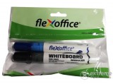Flexoffice "WB02" 2,5mm-es táblamarker, kék/fekete