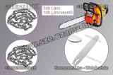 Flinke Univerzális Láncvezető és 2db Lánc készlet 3/8-os - 16coll - 57szem