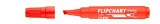 Flipchart marker, 1-4 mm, vágott, ICO Artip 12 XXL, piros (TICA12XP)