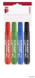 Flipchart marker készlet, 1-3 mm, kúpos, ICO "Artip 11 XXL", 4 különböző szín