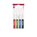 Flipchart marker készlet, 1-4 mm, vágott, ico "artip 12", 4 különböz&#337; szín 9580002000