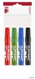 Flipchart marker készlet, 1-4 mm, vágott, ICO "Artip 12", 4 különböző szín