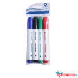 Flipchart marker készlet, rostirón vizes vágott végű 1-4mm, Bluering®, 4 klf. szín