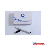 Flipchart marker rostirón vizes vágott végû 1-4mm, Bluering(R) fekete
