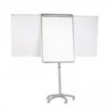 Flipchart tábla, mágneses felület, 70x100 cm, 2 db segédkarral, mobil, VICTORIA