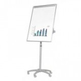 Flipchart tábla, mágneses felület, 70x100 cm, mobil, VICTORIA