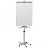 Flipchart tábla, mobil,  mágneses felület, NOBO "Essential", fehér