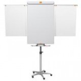 Flipchart tábla, mobil, NanoClean™ felületű, mágneses felület, 2 db segédkarral, NOBO