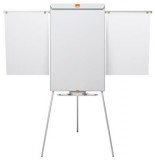 Flipchart tábla, NanoClean™ felületű, mágneses felület, 2 db segédkarral, NOBO