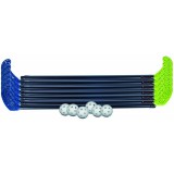 Floorball készlet – 12 ütő, 6 labda, 85 cm – PRO-Sport
