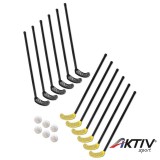Floorball készlet polikarbonát Aktivsport Gamma 95 cm