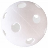 Floorball labda – 7,2 cm, fehér, műanyag – PRO-Sport